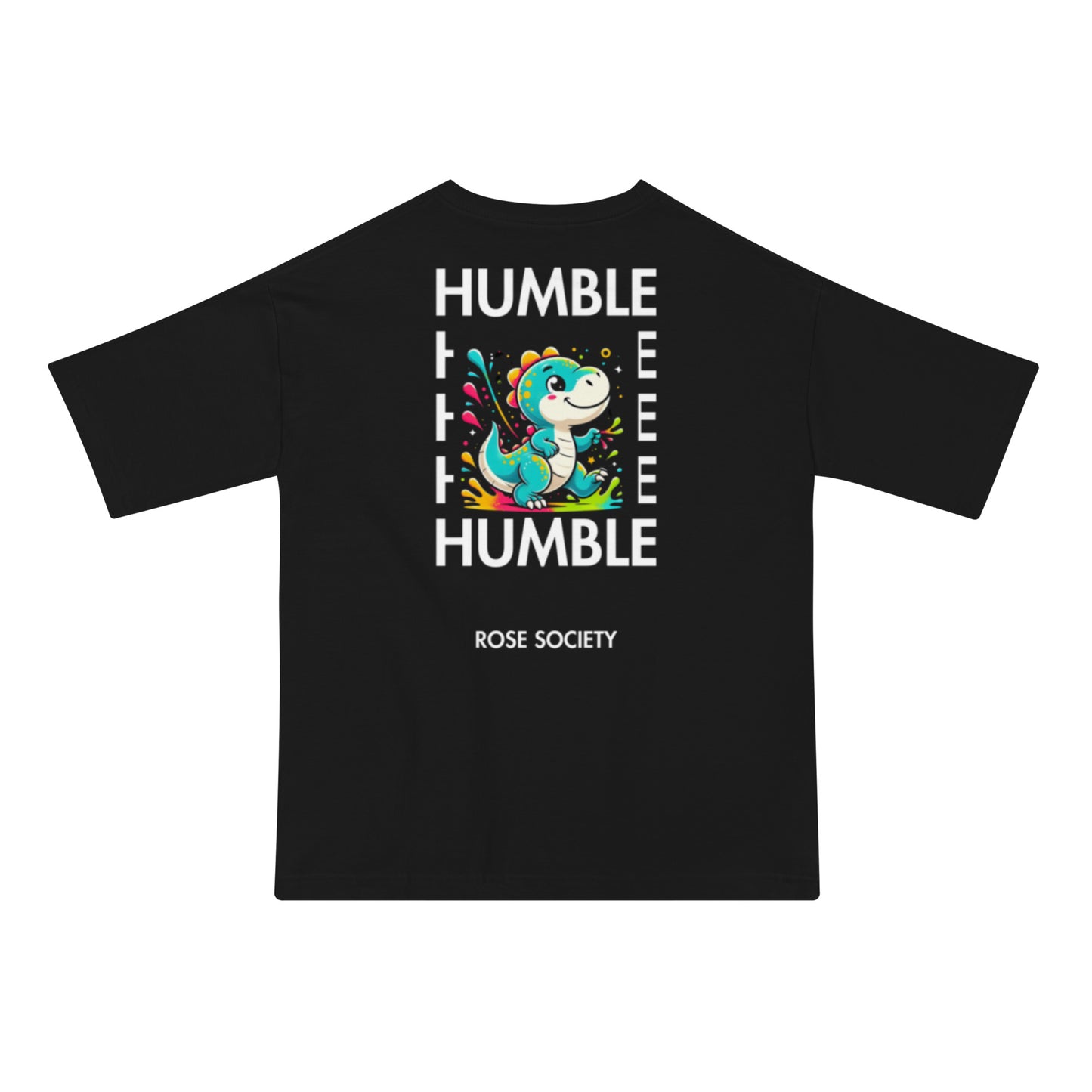 Humble Dino T-Shirt Black - ROSE Society