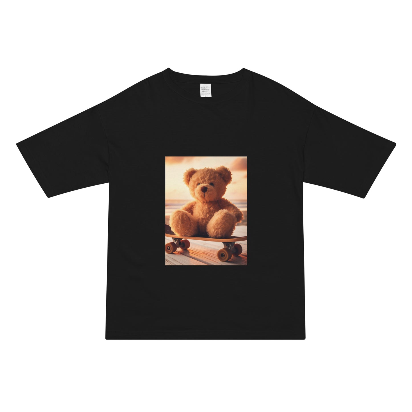 Sunset Serenity Bear T-Shirt Black - ROSE Society
