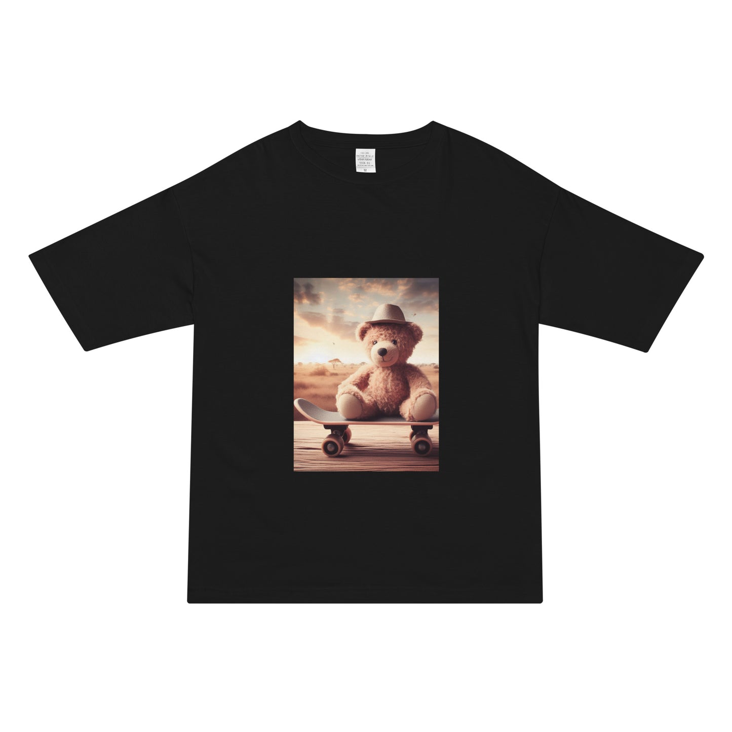 Safari Voyager Bear T-Shirt Black - ROSE Society