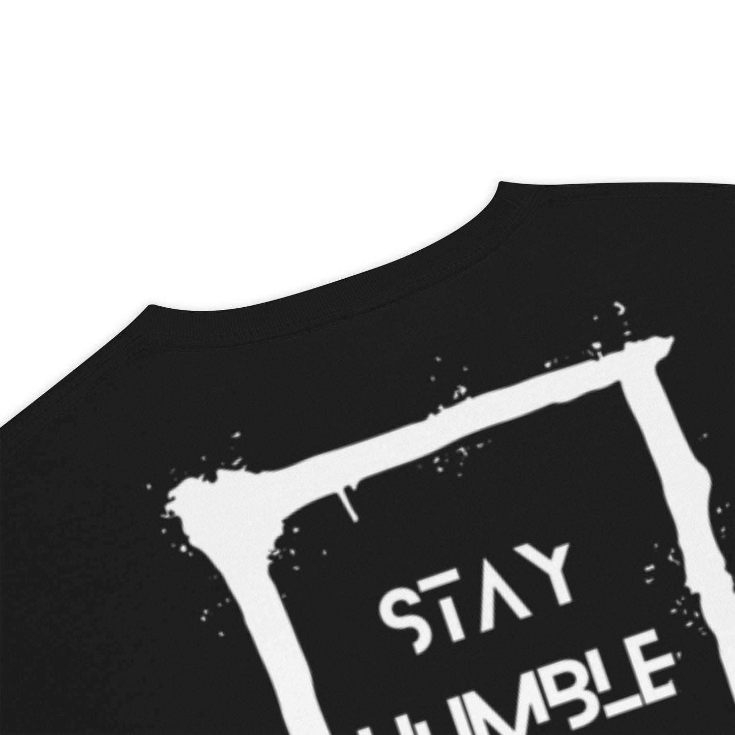 Original Stay Humble (White) T-Shirt Black - ROSE Society