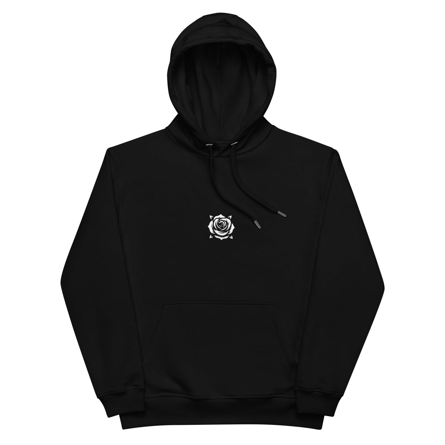 FUNDAMENTAL Monochrome Hoodie Black - ROSE Society