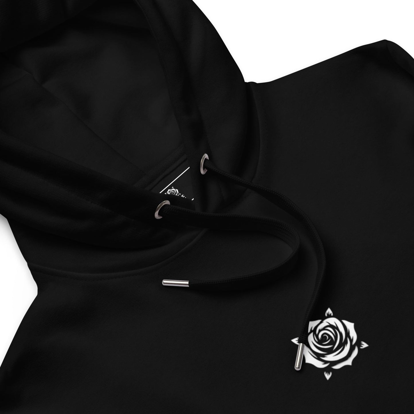 FUNDAMENTAL Monochrome Hoodie Black - ROSE Society