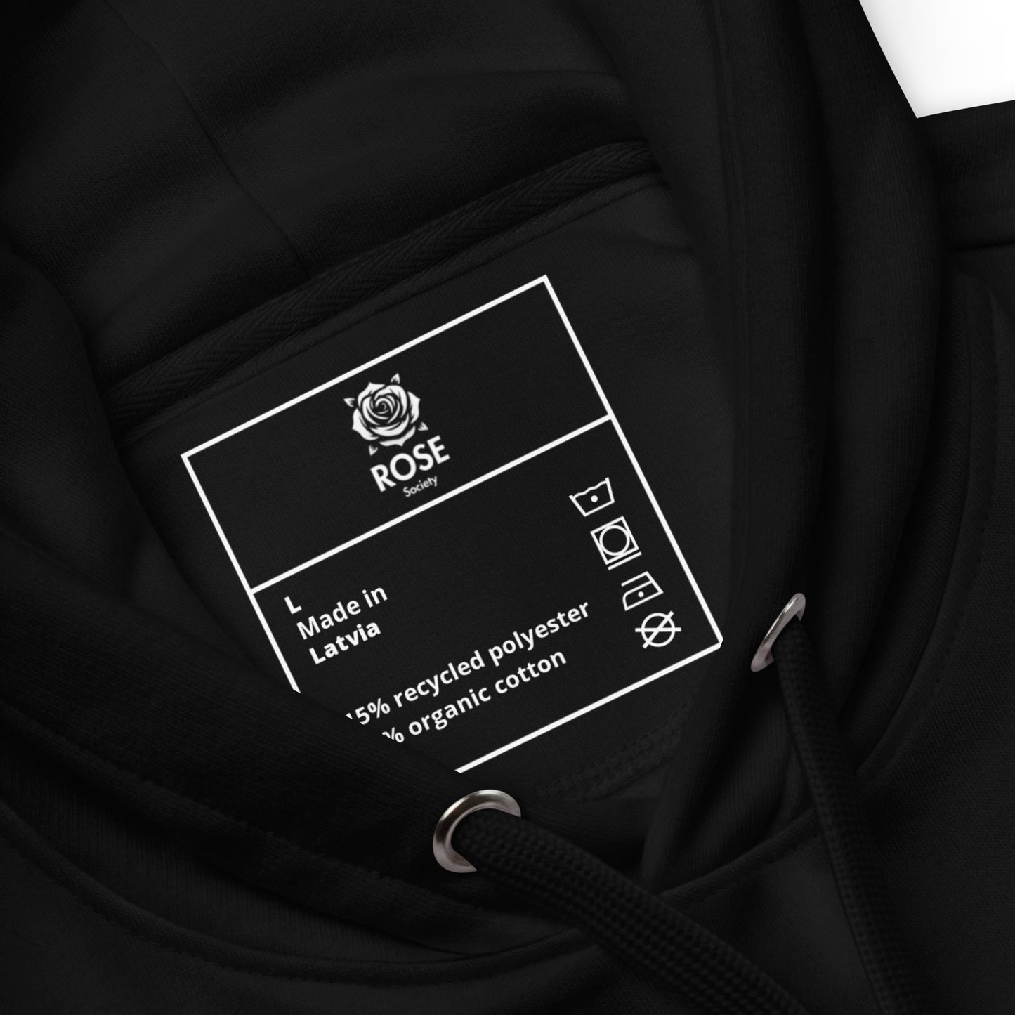 'Embrace the Journey' Hoodie Black - ROSE Society