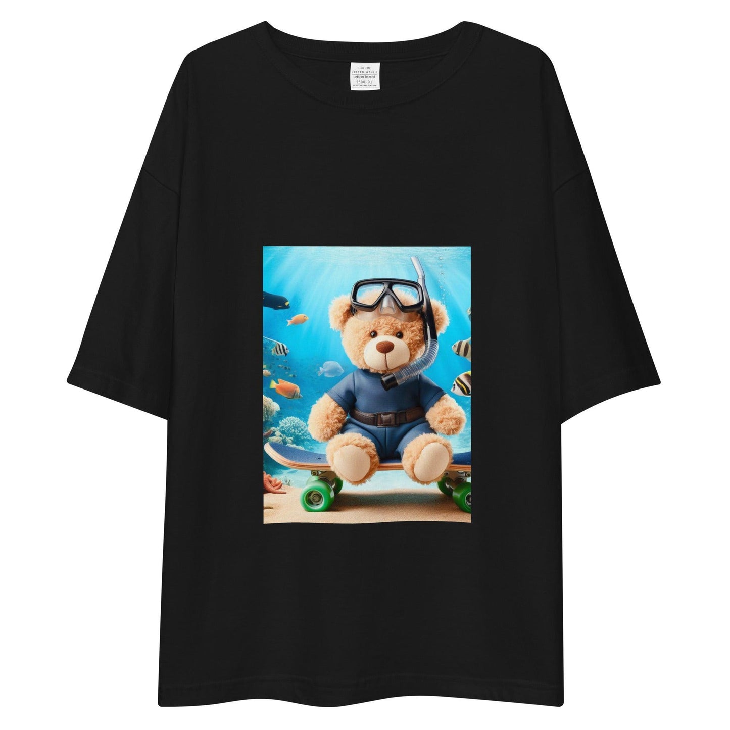 Undersea Adventure Bear T-Shirt Black - ROSE Society