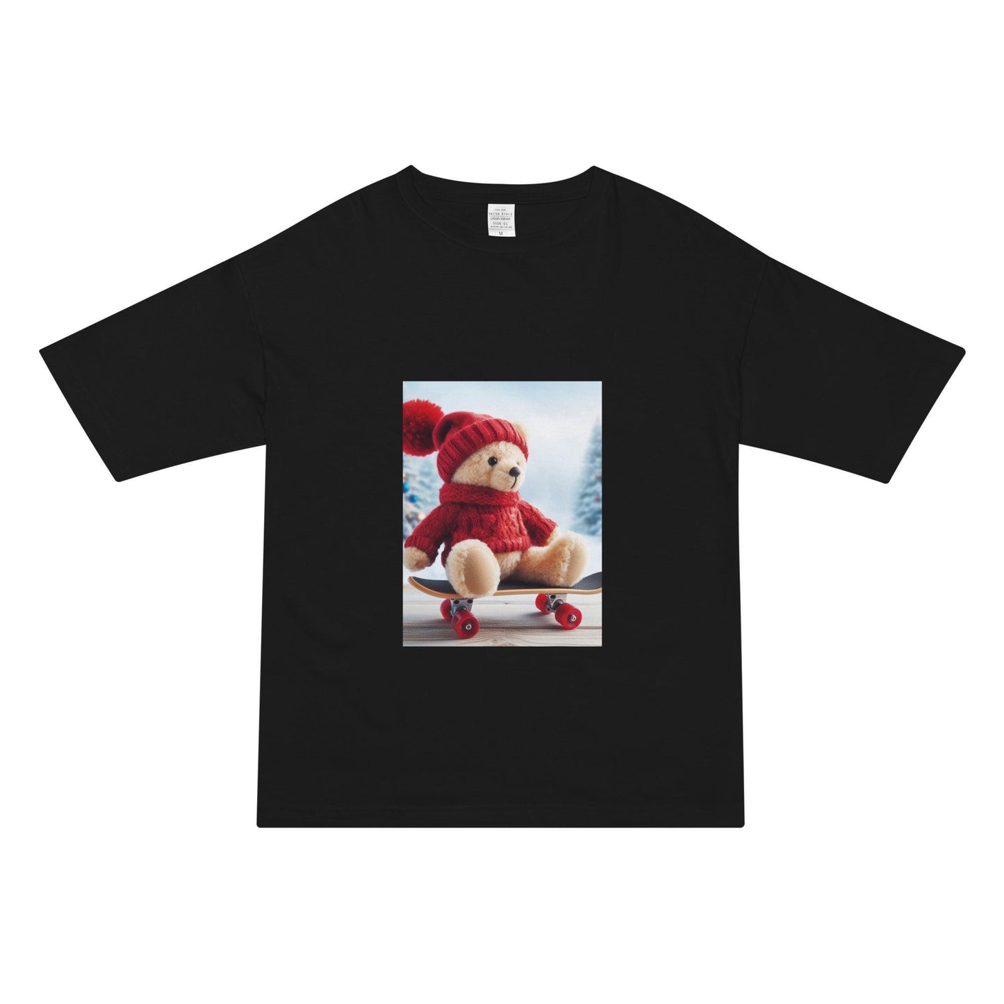 Winter Wanderer Bear T-Shirt Black - ROSE Society
