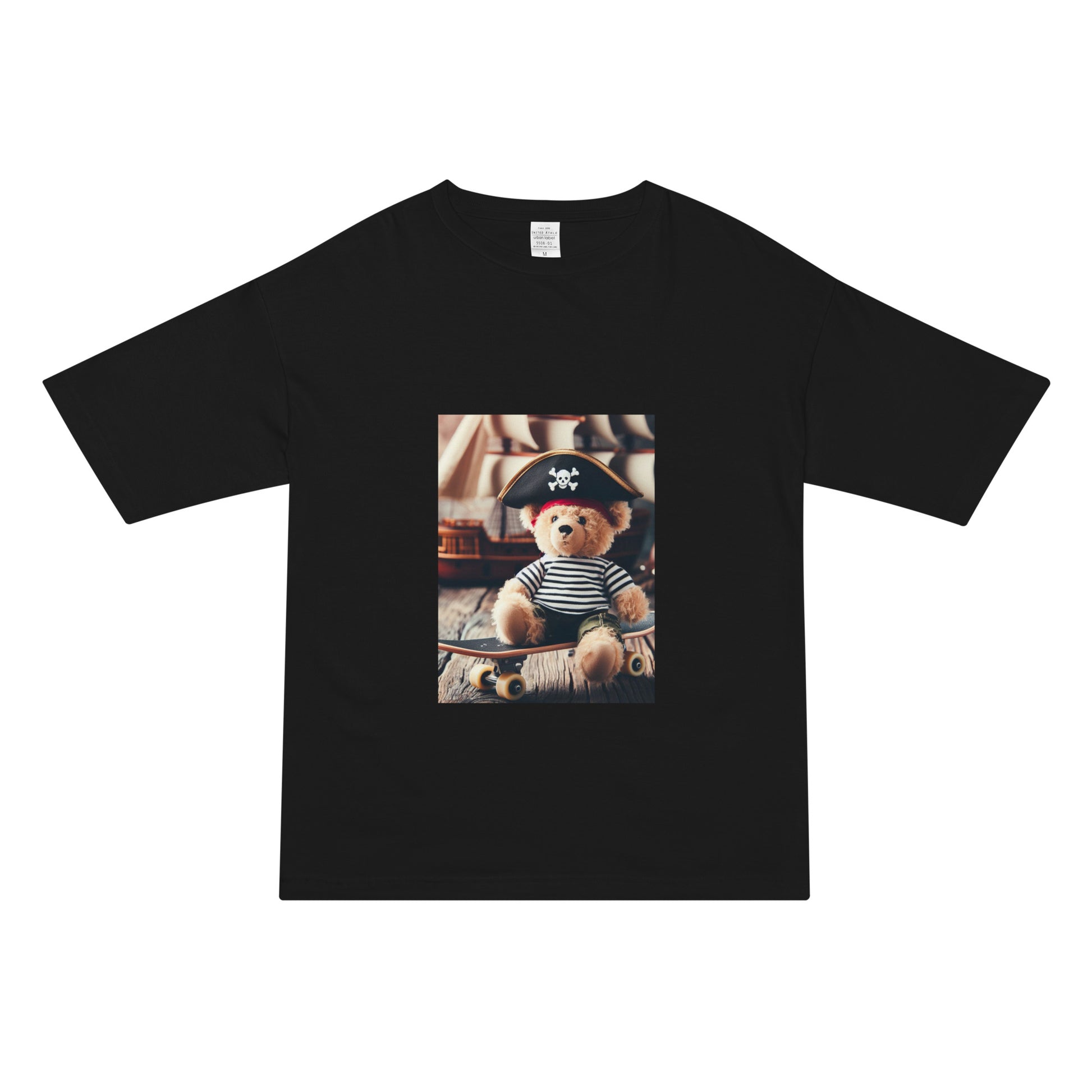 Pirate Cove Bear T-Shirt Black - ROSE Society