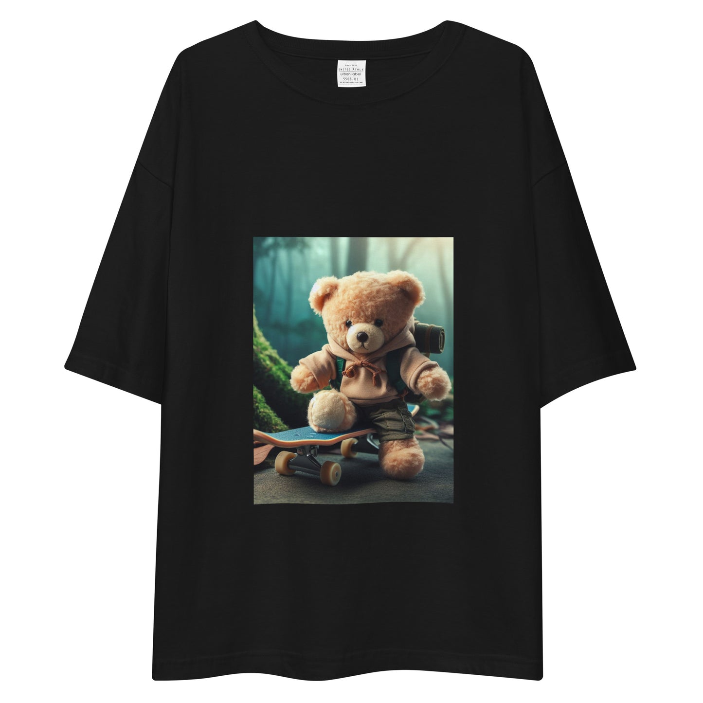 Mystic Woods Bear T-Shirt Black - ROSE Society