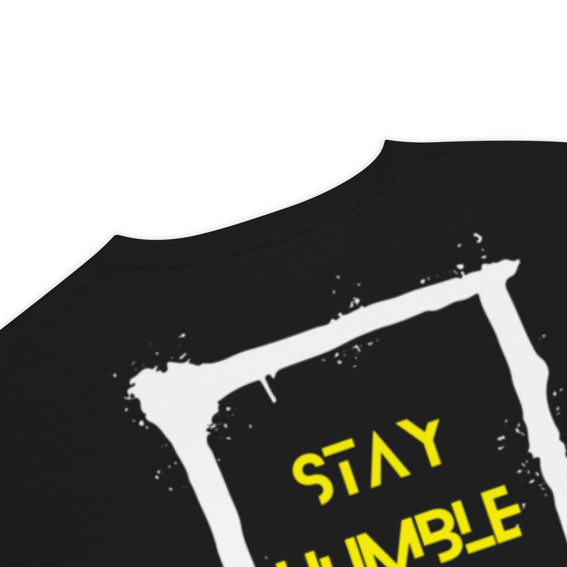 Original Stay Humble (Yellow) T-Shirt Black - ROSE Society