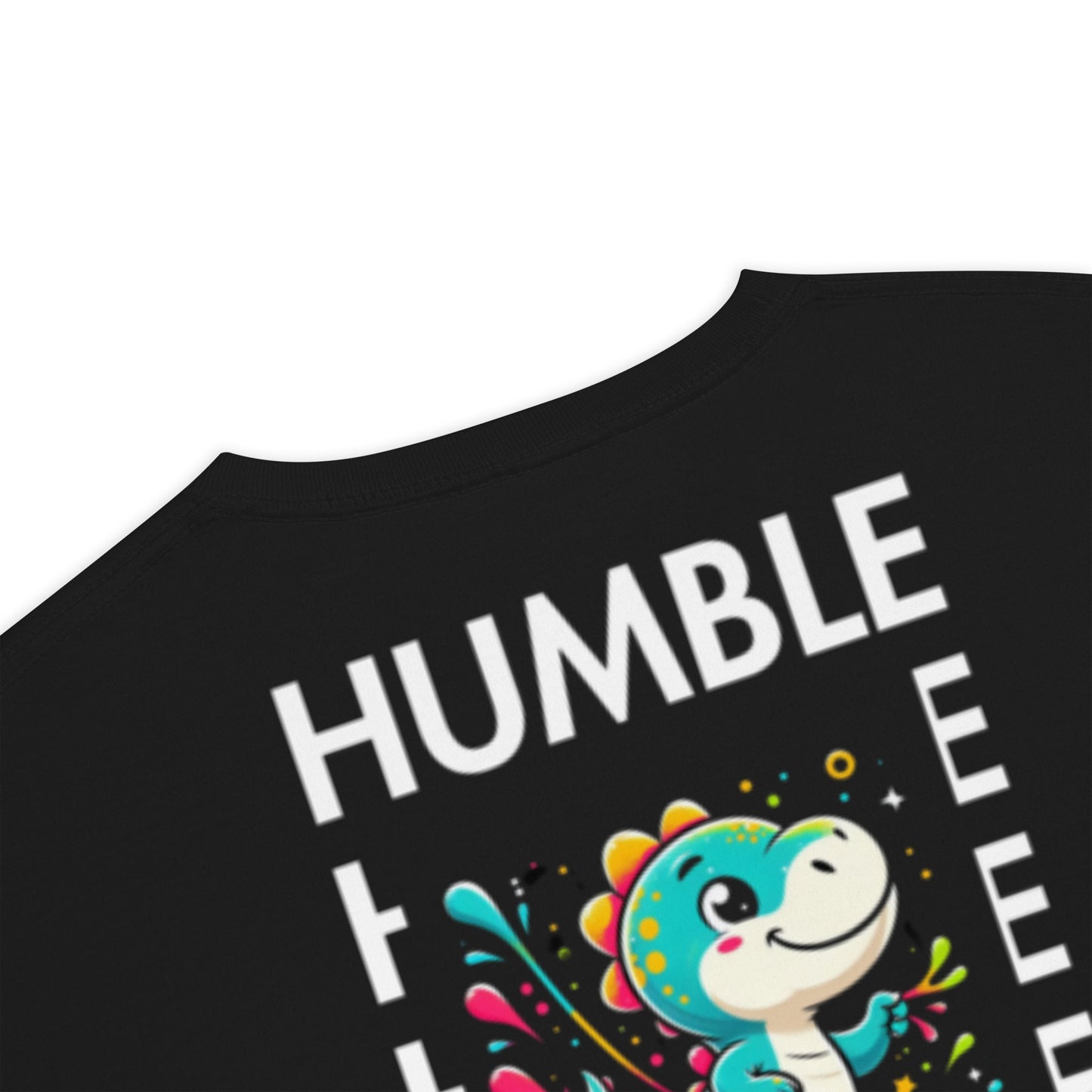 Humble Dino T-Shirt Black - ROSE Society