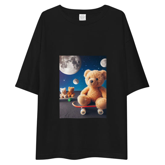 Outerspace Odyssey Bear T-Shirt Black - ROSE Society