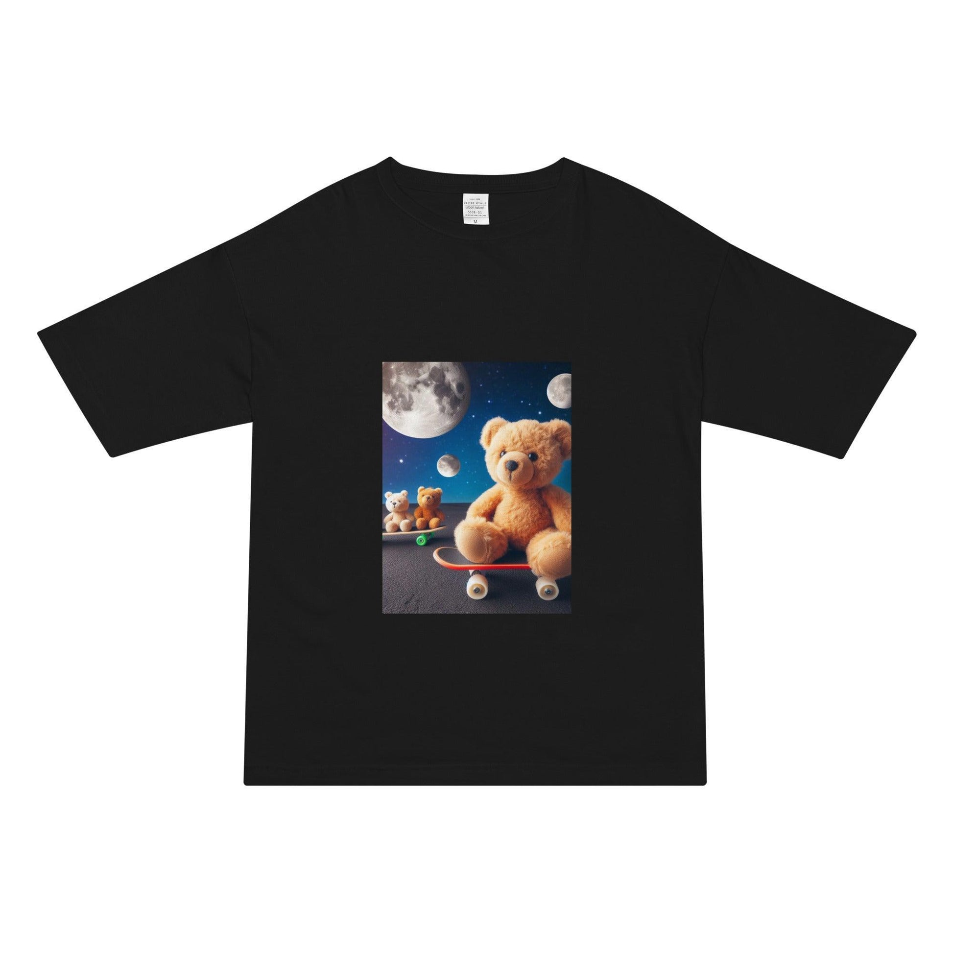 Outerspace Odyssey Bear T-Shirt Black - ROSE Society