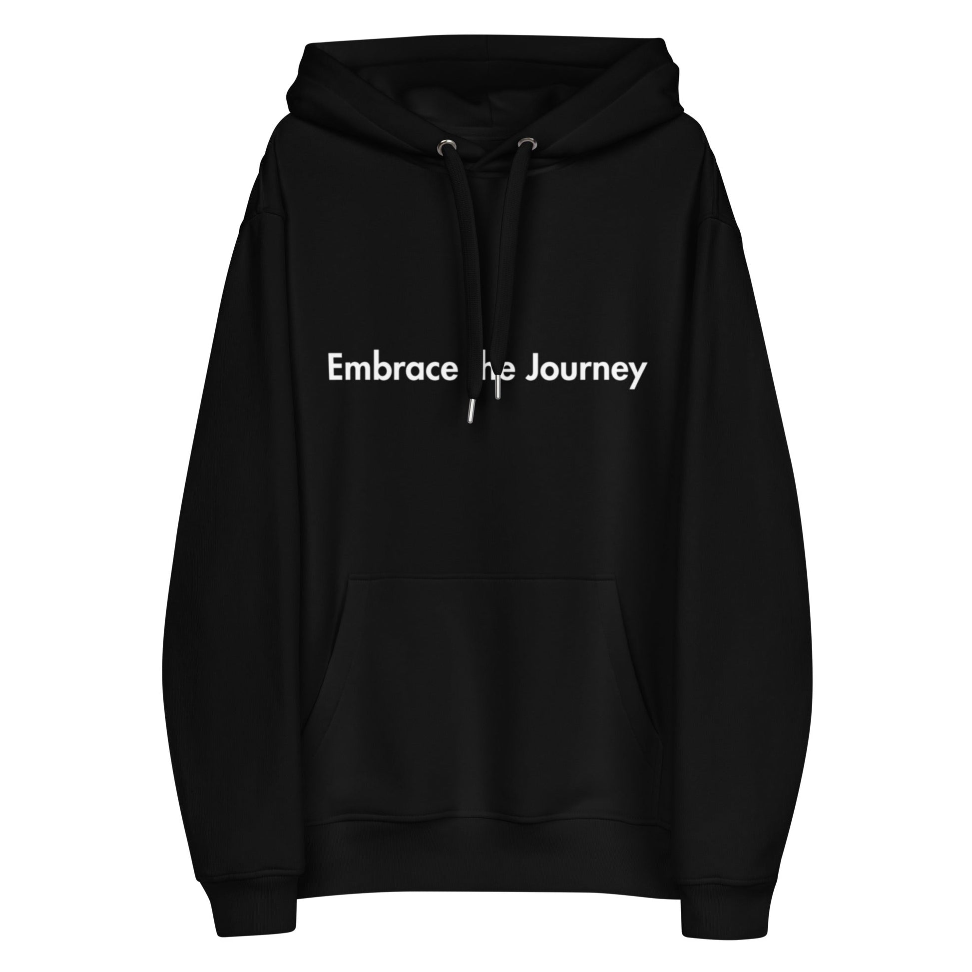 'Embrace the Journey' Hoodie Black - ROSE Society