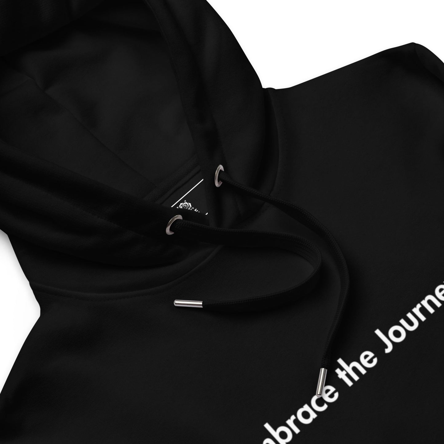 'Embrace the Journey' Hoodie Black - ROSE Society