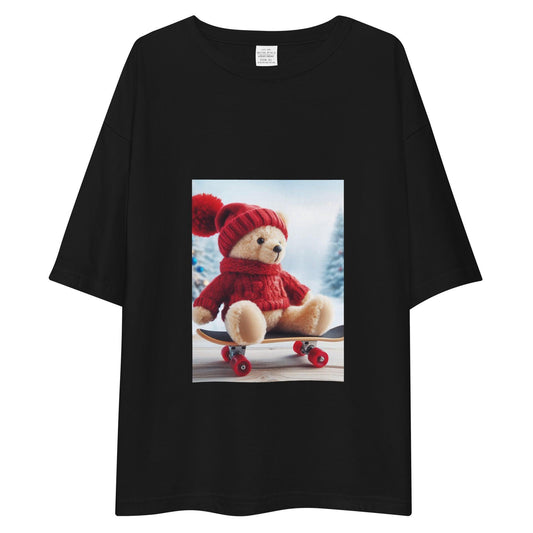 Winter Wanderer Bear T-Shirt Black - ROSE Society